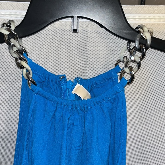 Michael Kors chain-link blue mini halter dress - Picture 13 of 13